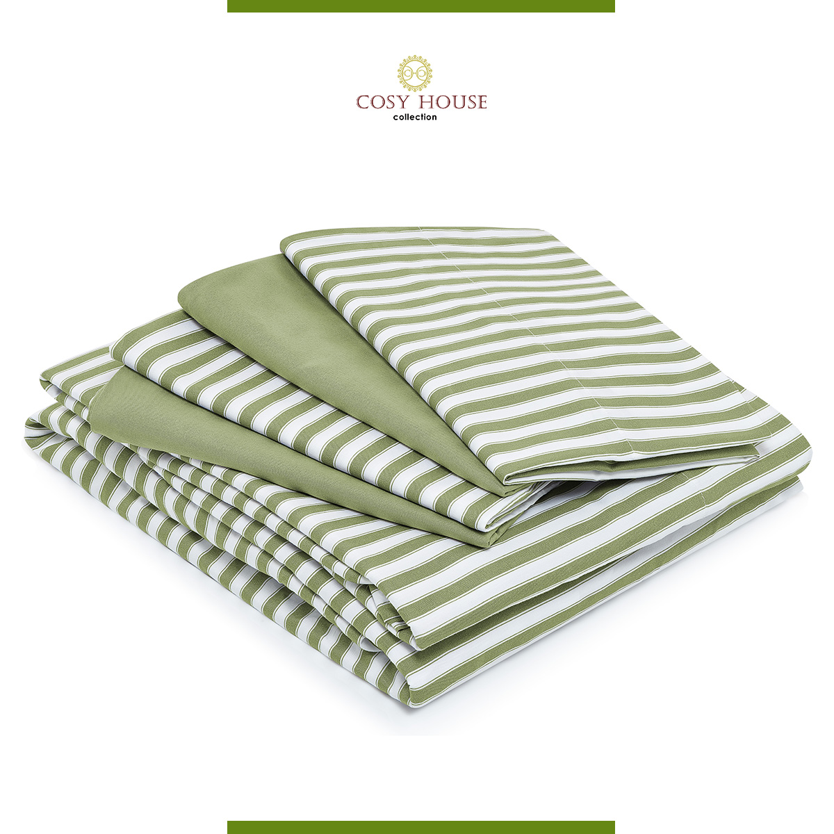 Cosy House Collection Offers Cosy House Bamboo Bed Sheets With Stripes 